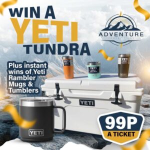 Yeti Tundra  + 5 x 10oz Rambler Instant Wins