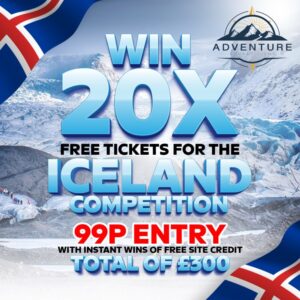 Win 20 x entries into our Iceland holiday Competition