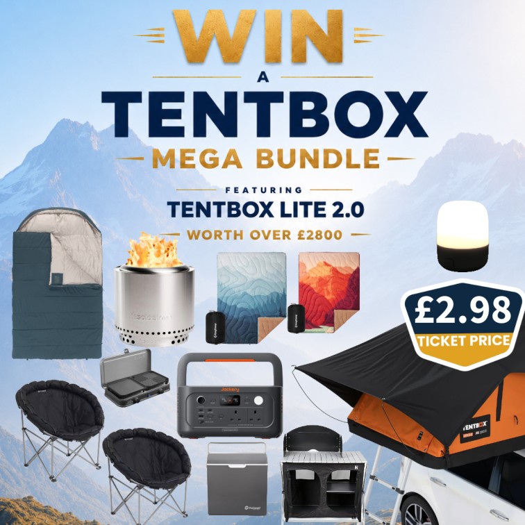 Win a TENTBOX MEGA Camping Bundle