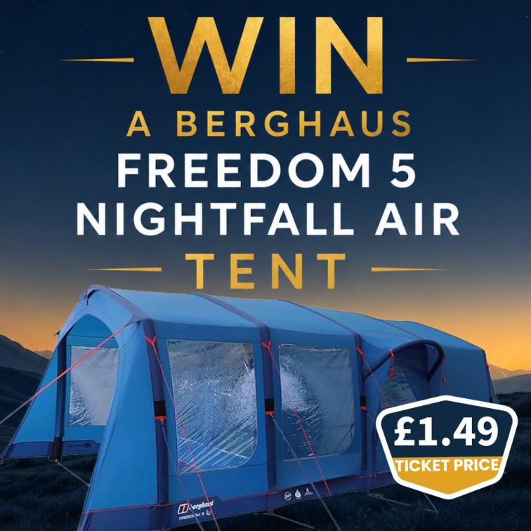 Win a Berghaus Freedom 5 Nightfall® Air Tent
